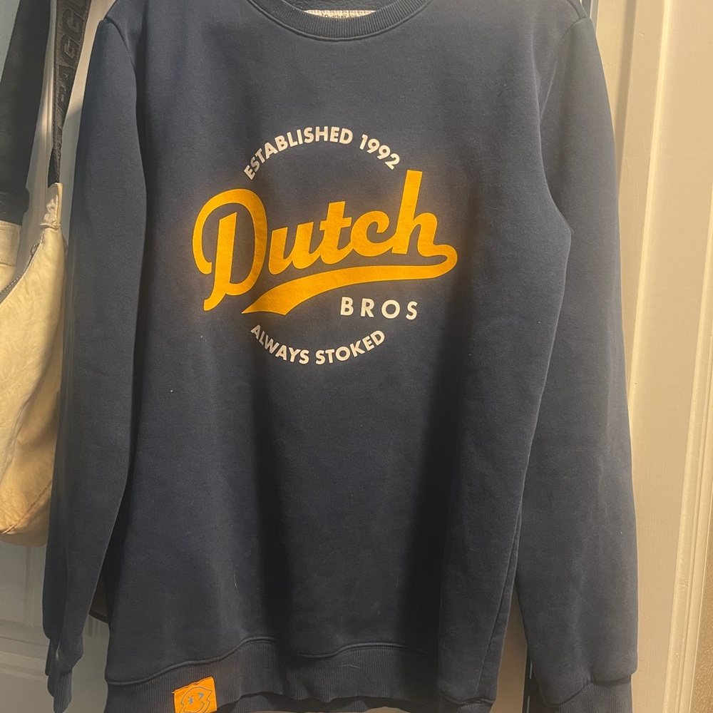 Dutch Bros Navy Blue Sweater